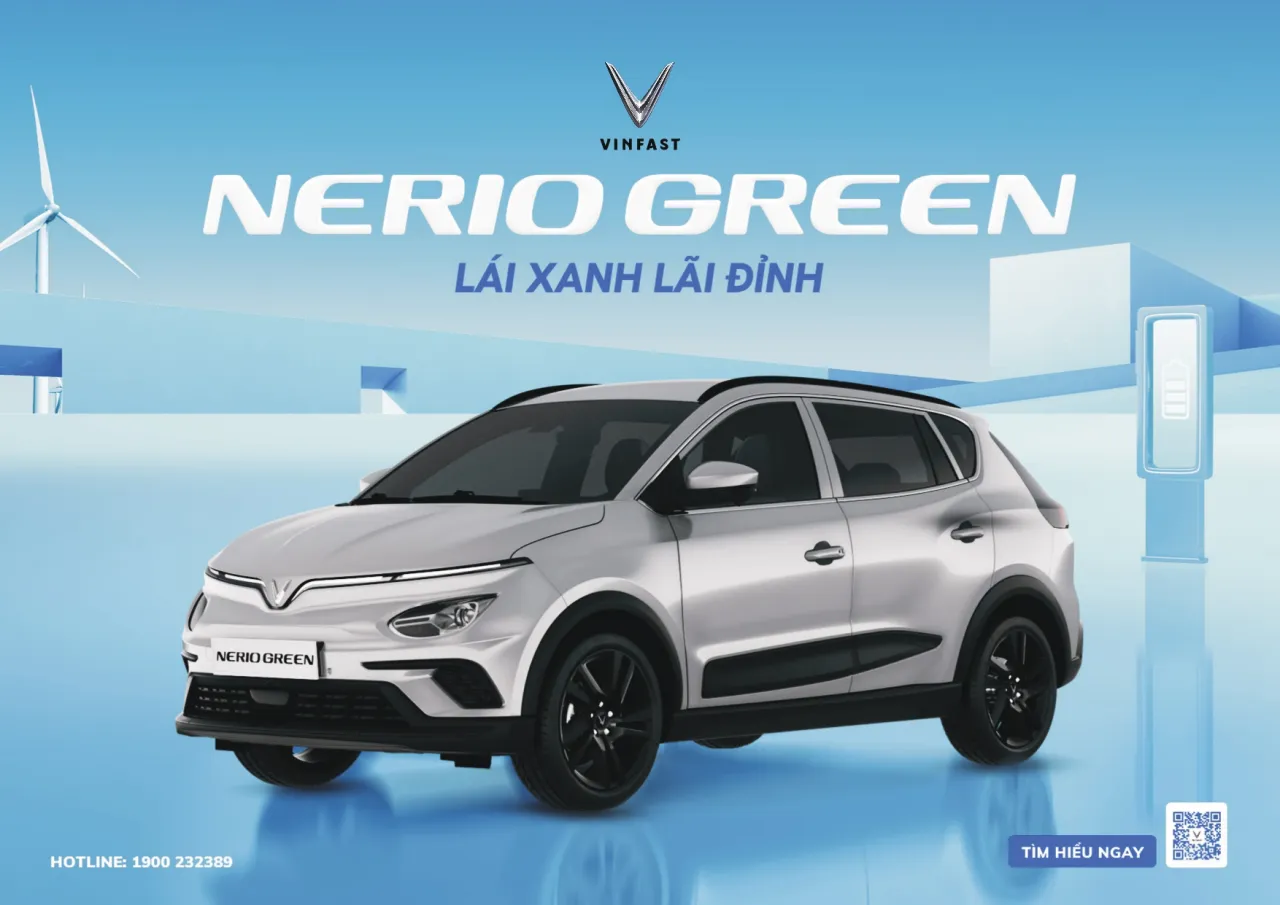 Nerio Green giá lăn bánh tháng 6/2026